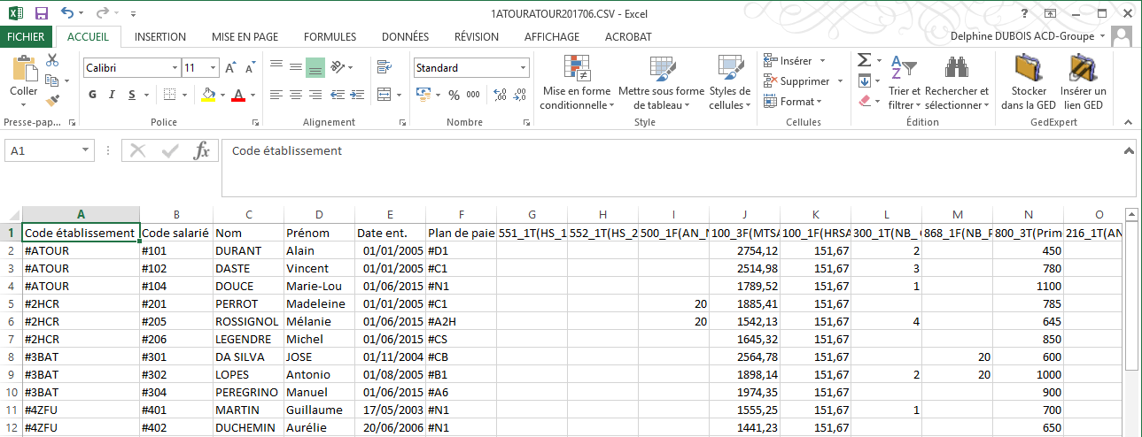 Tableau Des éléments Variables De Paie Excel Gratuit